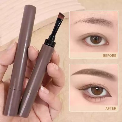 GABBU Waterproof Eyebrow Cream Pen with Brush Lasting Not Smudge(brown)