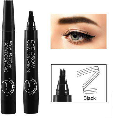 YAWI Eyebrow Pencil with a Micro-Fork 4 Tip 2.5 ml(BLACK)
