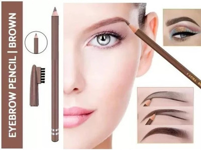 USBK Natural Long-Lasting and Smudge-Proof Eyebrow Pencil(BROWN)
