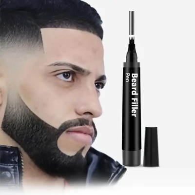 GULGLOW99 Beard & Eyebrows - Micro-Fork Tip for Pencil Filler(BLACK)