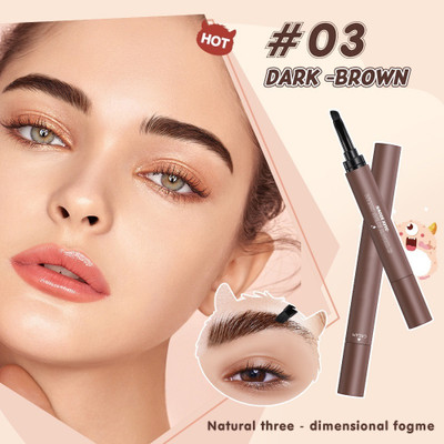 WOONGMI 2in1 Eyebrow Shaping Gel and Eyebrow Brush(BROWN)