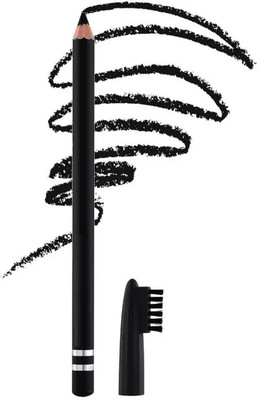 GFSU - GO FOR SOMETHING UNIQUE Waterproof & Long lasting Black Eyebrow Pencil With Brush(black)
