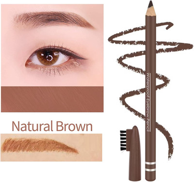 BLUEMERMAID MATTE LOOK BROWN EYEBROW PENCIL FOR DEFINE EYEBROWS(BROWN)