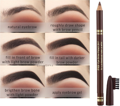 JANOST New Magic Eyebrow Pencil | Long-Lasting & Smudge Proof(Brown)