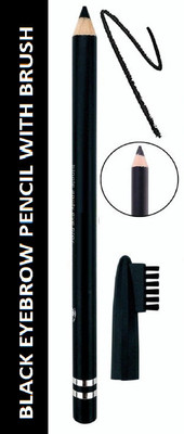 ADJD MATTE NATURAL BLACK COLOR BEST EYEBROW PENCIL FOR MAKEUP(BLACK)