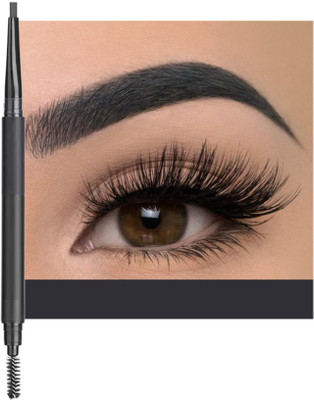 KA-KAIASHA EYEBROW PENCIL 2 IN 1 DUAL SIDED PACK OF 1(BLACK)