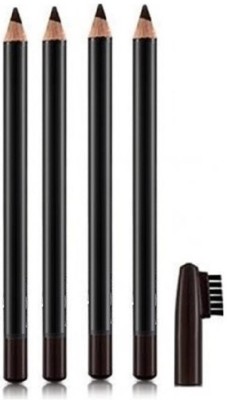 LILLYAMOR Jet Matte Black Eyebrow Pencil Long Stay(Black)