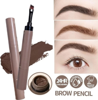 THTC Eyebrow Cream With Brush Long-lasting & Waterproof(BROWN)