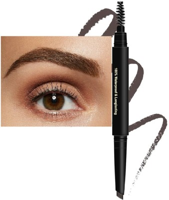 GABBU Eyebrow Pencil with Spoolie | Long-Lasting & Smudge Proof | Rich Pigemention(Brown)