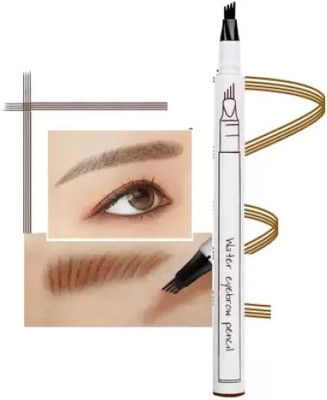 Emijun Eyebrow Tattoo Pen with a Micro-Fork Tip Applicator ((BROWN)