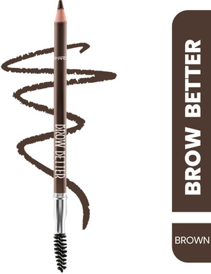 MARS 2-in-1 Eyebrow Pencil | Effortless Filling & Precise Shaping with Spoolie Styler(Brown)