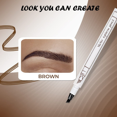 GULGLOW99 Eyebrow Pen with Pointed Tip Eyebrows(BROWN)