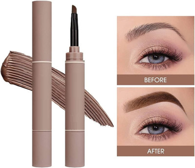 GFSU - GO FOR SOMETHING UNIQUE Perfect brown Eyebrow Cream Pen with Brush Lasting Not Smudge(brown)