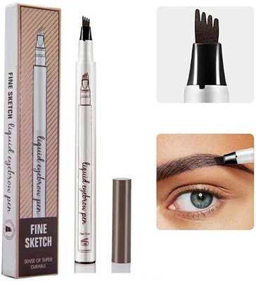 GULGLOW99 Eyebrow Tattoo Pen Microblading Eyebrow Liquid Waterproof Eyebrow(BROWN)