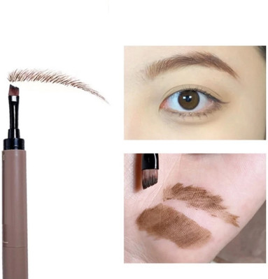 GABBU Sweatproof Non Dizzy Dyeing Multi Use Eyebrow Cream with Brush Pen brown(DARK BROWN)