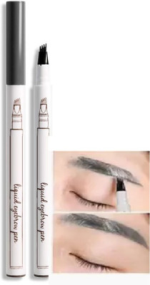 AFARAXIA Korean Eyebrow Pen with Pointed Tip Eyebrows(Grey)