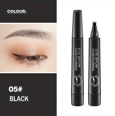 GULGLOW99 3D Liquid Eyebrow Enhancing Pen Waterproof(BLACK)