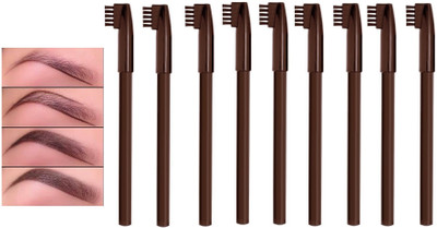 BLUEMERMAID PERFECT LOOK MATTE EYEBROW PENCILS FOR SHAPING EYEBROWS(BROWN)