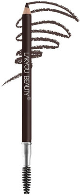 Lakyou Beauty Dark Brown Eyebrow Pencil | Smooth & Long-Lasting | With Spoolie for Blending(Dark Brown)