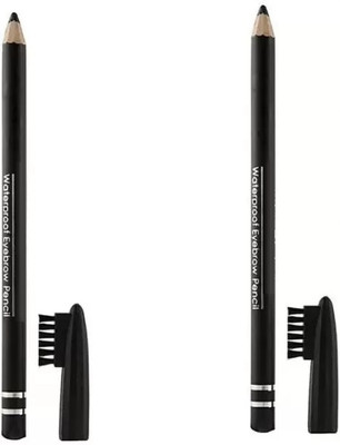 Jiwoo BEST SUPER DARK BLACK EYE BROW PENCIL MATTE FINISH SMUDGE PROOF(black)