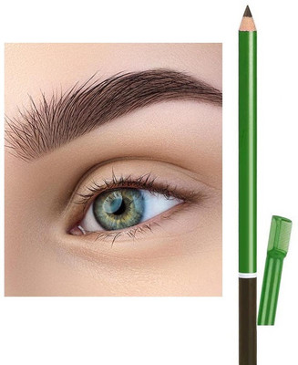 BLUEMERMAID PROFESSIONAL LOOK GREEN EYE BROW PENCIL FOR PERFECT EYEBROWS(BLACK)