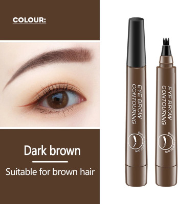MYEONG Eyebrow Pen | Eyebrow Filler & Makeup | Long Lasting & Smudge-Proof Pen(Brown)