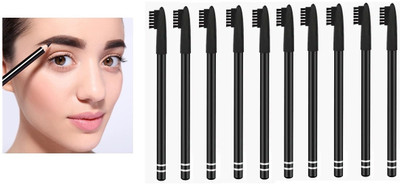 BLUEMERMAID PERFECT SMOOTH FINISH BLACK EYEBROW PENCIL FOR REAL EYEBROW LOOK(BLACK)