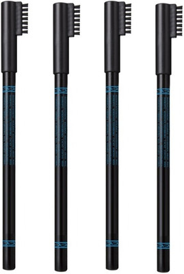 Libline HD Long Stay Waterproof Eye Brow Pencil Jet Black Eyebrow(BLACK)