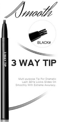 REIMICHI 3 Way Tip Charming Black Liquid Pen(black)
