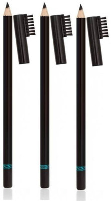 tanvi27 Eye Brow Shaper Water Proof & long lasting Black Eyebrow Pencil with Brush(BLACK)