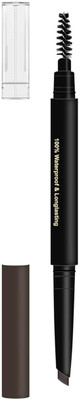 Emijun Women Brow Dual-Ended Eyebrow Pencil With Spoolie, Long-Lasting & Easy Glide(Brown)