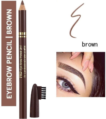 JANOST Look Finish Eyebrow With Brush | Smudge Proof Eyebrow Definer(BROWN)