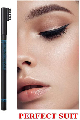 Libline Smudge Free Eyebrow Pencil with Styler For Bold & Beautiful Eyebrows(BLACK)