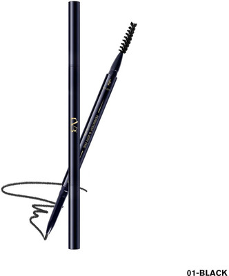 CVB BRO.MANCE EYEBROW PENCIL DUAL-ENDED BROW PENCIL PRECISE AS 7.65MM (1.2GM)(BLACK)