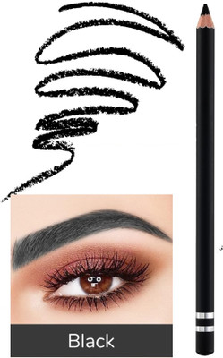Herrlich Eyebrow Pencil Eye Makeup Tool Pencil with Soft Brush(BLACK)