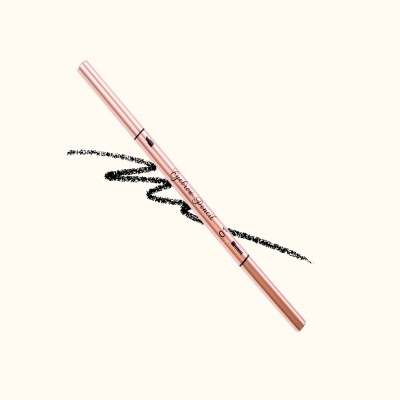 BLISSIBLE Smudge and Water Proof Eyebrow Pencil with Spoolie(Black)