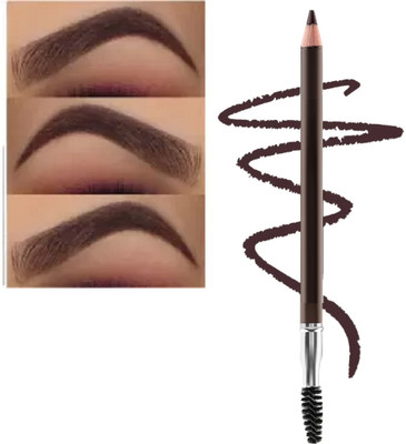 FELICECHIARA Dual-Ended Eyebrow Pencil With Spoolie, Long-Lasting & Easy Glide(Brown)