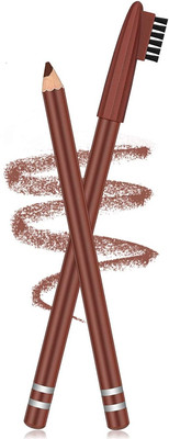 DARVING 2-in-1 Long-lasting Water-proof Eyebrow Pencils Brown(BROWN)