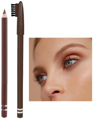 Luster Shine Eyebrow Pencil with Brow Brush(Brown)