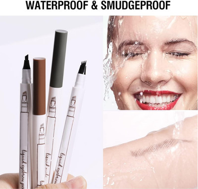YAWI E EYEBROW PENCIL BROWN & GREY(brown, GREY)