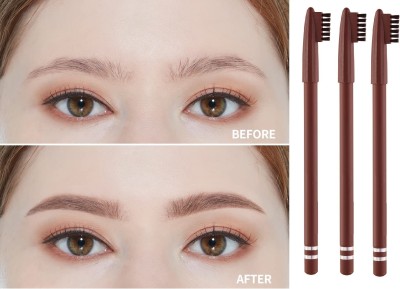 Herrlich WATERPROOF EYEBROW PENCIL PACK OF 3F(BROWN)