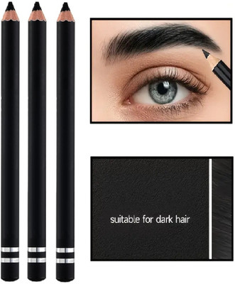 Vyomiris Natural Eyebrow Pencil Long Lasting Beauty Eye Makeup Tool(BLACK)