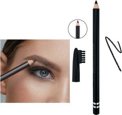 Herrlich WATERPROOF BLACK EYEBROW PENCIL LONG LASTING(BLACK)