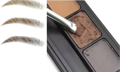 luzimaisa Best Waterproof Highly Pigmented Long Lasting 3 in1 Eyebrow Kit(multi color)