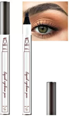 REIMICHI Microblading eyebrow shaping pen 4 micro fork tip tattoo eyeliner(grey)