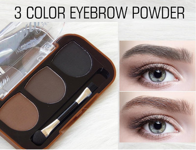 luzimaisa 3 Shades Eyebrow Palette(multi color)