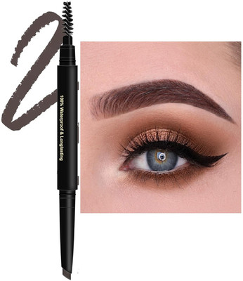 MYEONG Brow Dual-Ended Eyebrow Pencil With Spoolie(Brown)