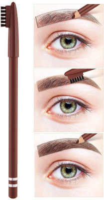 YAWI ULTRA SOFT MATTE FINISH WATER PROOF EYEBROW PENCIL WITH BRUSH(Brown)