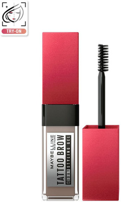 MAYBELLINE NEW YORK Tattoo Brow 3 Day Styling Brow Gel, Grey Brown, 6ml(Grey Brown)