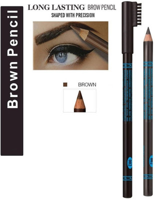 Amaryllis New Waterproof Eyebrow Pencil with Brush Smudge proof Eyebrow(DARK BROWN)